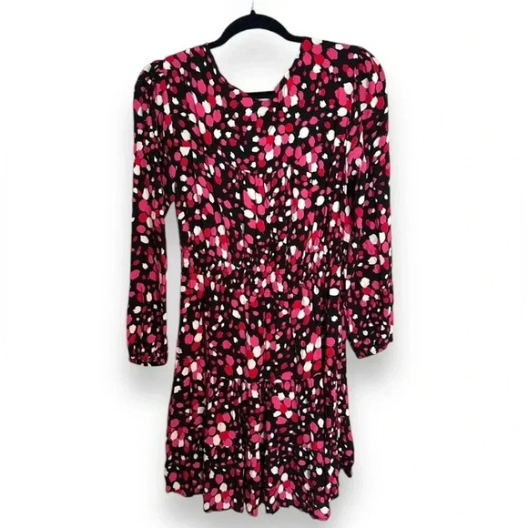 Mister Zimi Mini Dress Posey Print Feminine Size 14 - Picture 13 of 13